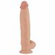 Real Fantasy Dwane - aufladbarer, realistischer Vibrator - 31cm (Naturfarben) 