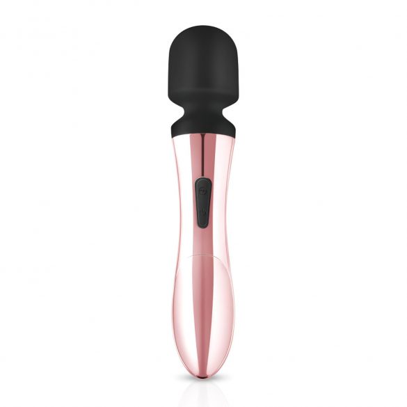 Rosy Gold Wand Curve - Akkubetriebener, massierender Vibrator (Roségold) 