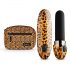 Panthra Asha - Wiederaufladbarer Lippenstiftvibrator (Leopard-Schwarz)