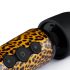 Panthra Shaka Wand - Akkubetriebener Massager Vibrator (Leoparden-Schwarz) 