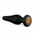 Panthra Gato - Vibrator-Set mit Fesseln (8-teilig) - Leopard-Schwarz 