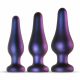 Hueman Comets - Silikon Anal Dildo Set (3 Teile) - Lila 