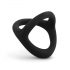 Easytoys Desire Ring - flexibler Penis- und Hodenring (schwarz) 