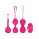 Easytoys LoveBalls - Vibrations-Liebeskugel-Set - 3-teilig (Rosa) 