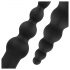 Easytoys - Wiederaufladbares Analdildo-Set - 4-teilig (schwarz) 