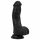 Easytoys - naturgetreuer Dildo mit Hoden - 12 cm (schwarz)