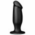 BUTTR AH-1 - Saugnapf Analdildo (schwarz)