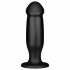 BUTTR AH-1 - Saugnapf Analdildo (schwarz)