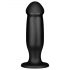 BUTTR AH-1 - Saugnapf Analdildo (schwarz)