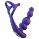 Hueman Stellar Force - Anal-Vibrator und Penisring (lila)