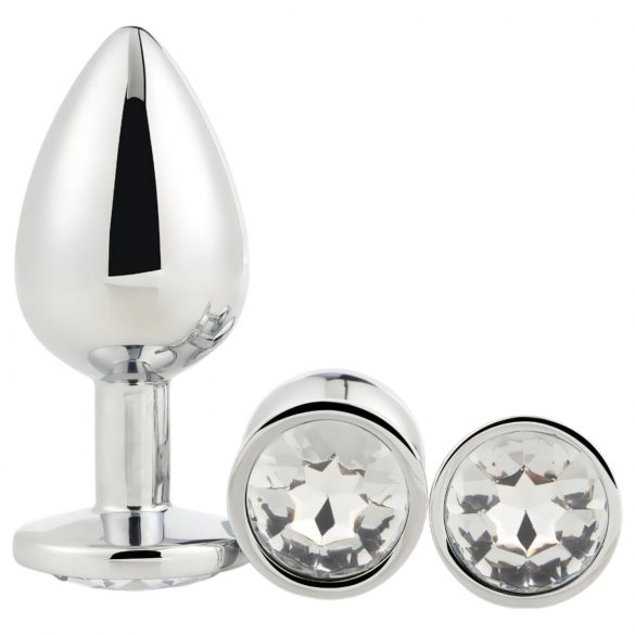 Gleaming Love - Analplug-Set - Silber (3-teilig)