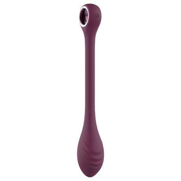 Glam - Wiederaufladbarer, wasserdichter, verstellbarer G-Punkt-Vibrator (lila) 