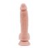 Mr. Dixx 7,6 - Saugnapf und Hoden Dildo - Natur (19,5cm) 