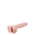 Mr. Dixx 7,6 - Saugnapf und Hoden Dildo - Natur (19,5cm) 