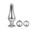 Gleaming Love - Anal Spitze Dildo Set - Silber (3-teilig) 