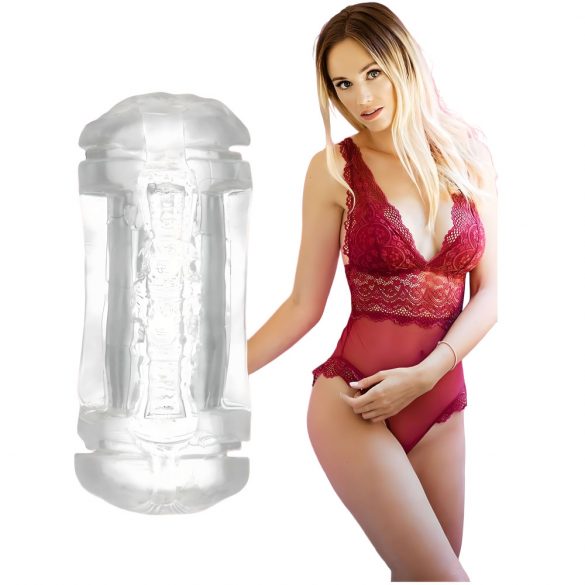 Das Mädchen von nebenan Sophia - künstliche Vagina und Mund (transparent) 