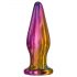 Glamour Glas - spitz, bunter analvibrator mit Fernbedienung