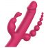 Dreamtoys Anywhere Pleasure Vibe - wiederaufladbarer 4-armiger Vibrator (pink)