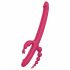 Dreamtoys Überall Vergnügen Vibe - Akkubetriebener, 4-zweigiger Vibrator (pink) 