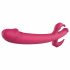 Dreamtoys Überall Vergnügen Vibe - Akkubetriebener, 4-zweigiger Vibrator (pink) 