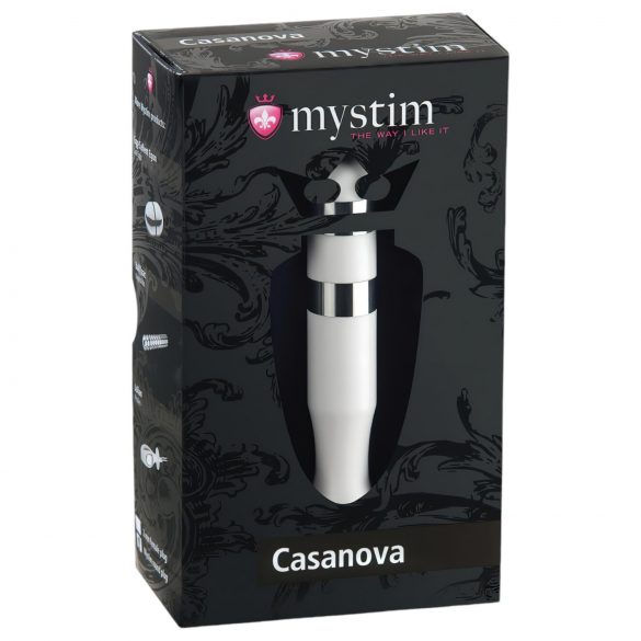 mystim Casanova - Elektro-Dildo (weiß)