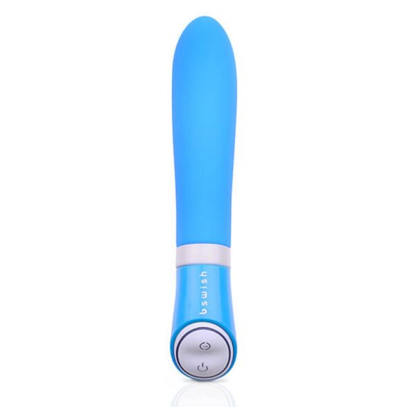 B SWISH Bgood Deluxe - Silikonstab Vibrator (Blau)
