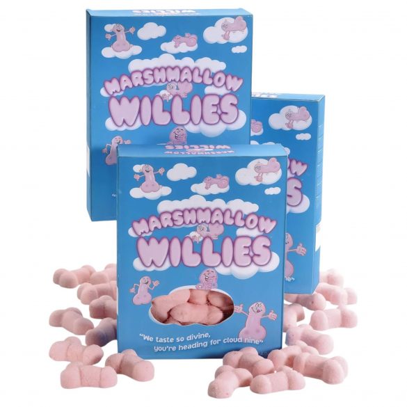 Marshmallow - Penis förmiger zuckerwattierter Schaumzucker - rosa (140g) 