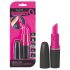 Schreiender Lippenstift - Lippenstift Vibrator (Schwarz-Pink) 