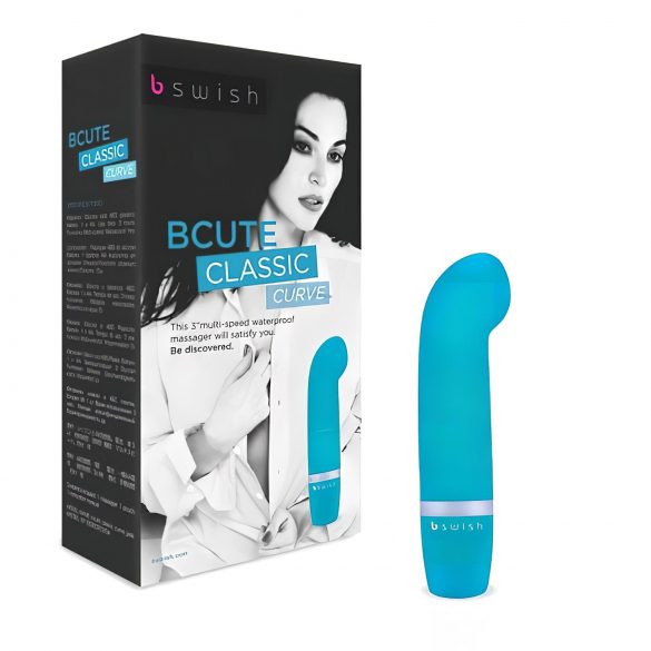 B SWISH Curve - wasserdichter Mini-G-Punkt-Vibrator (türkis)