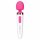 Bodywand Aqua Mini - wiederaufladbarer, wasserdichter Massage-Vibrator (weiß-pink)