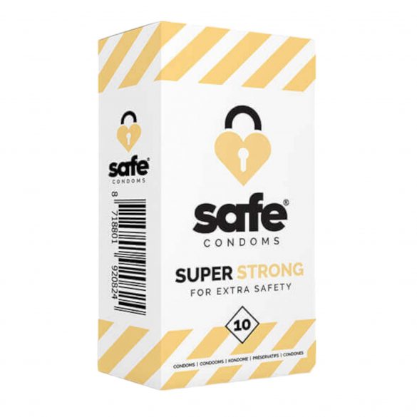 SAFE Super Stark - Extra starke Kondome (10 Stück) 