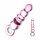 GLAS - Glas Anal-Perlenkette Dildo (pink)