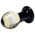 GLAS Galileo - Glas Analplug (schwarz-gold)