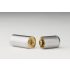 Crave Bullet - wiederaufladbarer Mini-Lippenstiftvibrator (silber-gold)