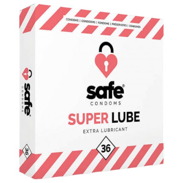 SAFE Super Lube - extra gleitfähiges Kondom (36 Stk)