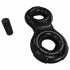 Bathmate Vibe Ring Eight - wiederaufladbarer, vibrierender Penisring (schwarz)