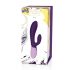 Rianne Essential Xena - Akkubetriebener Vibrator mit Klitorisarm (dunkellila) 