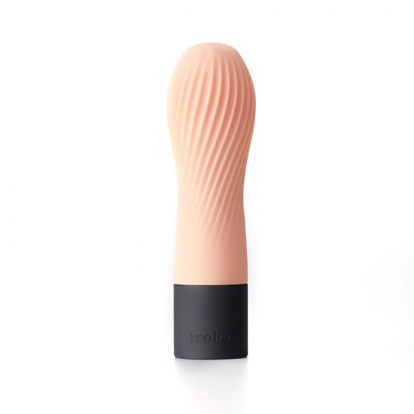 TENGA Iroha Zen - Hanacha superweicher Silikon-Vibrator (Pfirsich) 