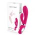 Nomi Tang Wild Rabbit 2 - Akkubetriebener G-Punkt Vibrator mit Klitorisaufsatz (rosa) 