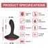 Magic Motion Solstice - intelligent, akkubetriebener Prostata Vibrator (schwarz) 