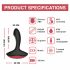 Magic Motion Solstice - intelligent, akkubetriebener Prostata Vibrator (schwarz) 