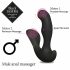 FEELZTOYS Black Jamba - akkubetriebener, funkgesteuerter, beheizter Analvibrator (schwarz) 