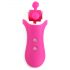 FEELZTOYS Clitella - wiederaufladbarer, drehbarer Oral-Vibrator (pink) 