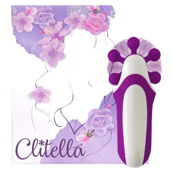 FEELZTOYS Clitella - akkubetriebener, rotierender Oral-Vibrator (lila) 