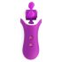 FEELZTOYS Clitella - akkubetriebener, rotierender Oral-Vibrator (lila) 