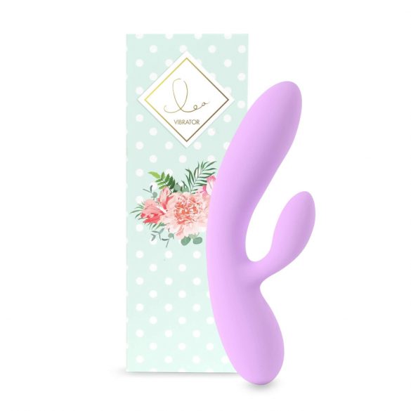 FEELZTOYS Lea - Aufladbarer, wasserdichter Vibrator mit 2 Motoren für G-Punkt (lila) 