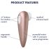 Satisfyer 1 Number One - wasserdichter Druckwellenvibrator für die Klitoris (braun)