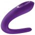 Satisfyer Double Classic - wasserdichter, aufladbarer Paarvibrator (lila)