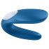 Satisfyer Double Whale - Partner-Vibrator mit zwei Motoren (blau)