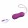 FEELZTOYS Foxy - akkubetriebenes, funkgesteuertes, wasserdichtes Vibrations-Ei (lila) 